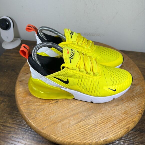 Nike Air Max 270 Yellow Strike Women's Size 6.5 Running Shoes DQ4694-700